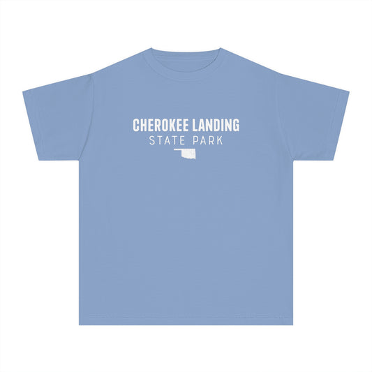 Cherokee Landing State Park - Oklahoma Comfort Colors Youth Graphic Tee