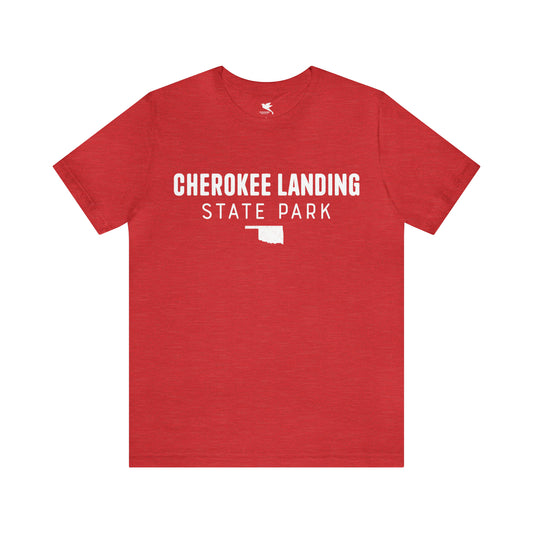 Cherokee Landing State Park - Oklahoma Graphic Tee Apparel